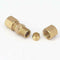 1* 3/16" Brass Compression Fitting Straight Union Connector M0L1 A9T5 N8S2 Z7E6