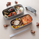 Portable Double Layer Box Kids Picnic Thermal Food Storage Container Supply