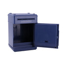 Electronic Password Coins Safe Box Deposit Piggy Bank Toys (Navy Blue) Newly