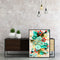 Oil Paint By Numbers Paper Flower Frameless Picture Craft Kit for Living Room