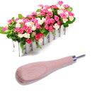 3mm Leather Craft Sewing Kit Handle Diamond Point Awl DIY Tool Newly
