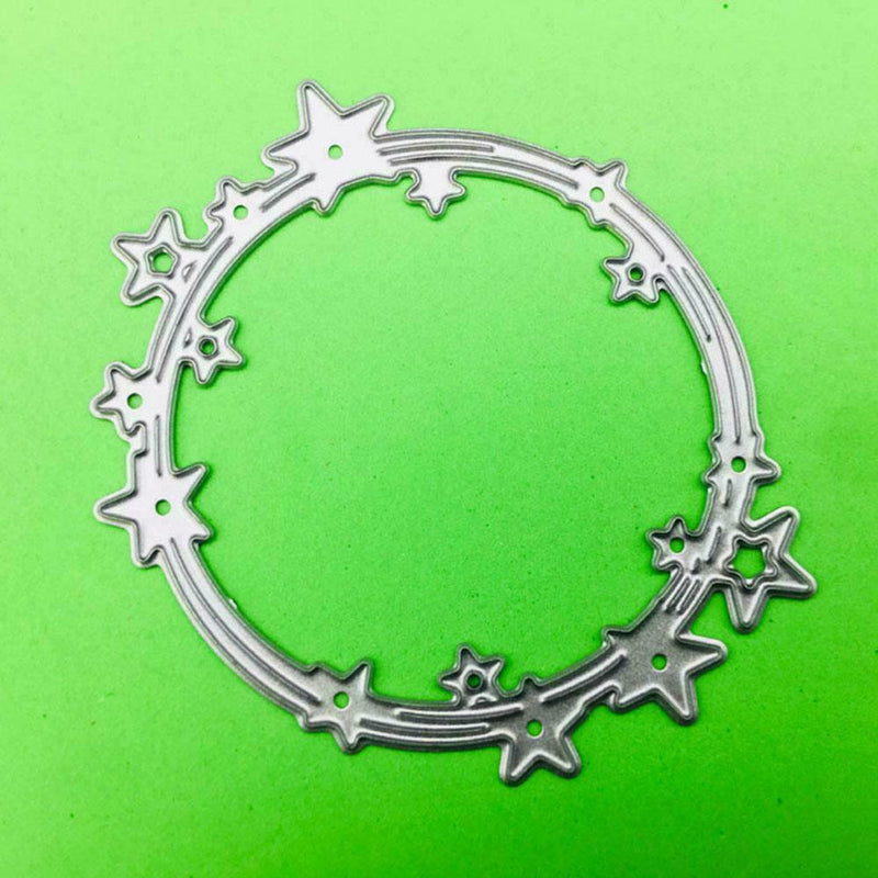 Star Border Metal Cutting Dies Scrapbooking Cards Embossing V4S1 Molds DIY Y8T3