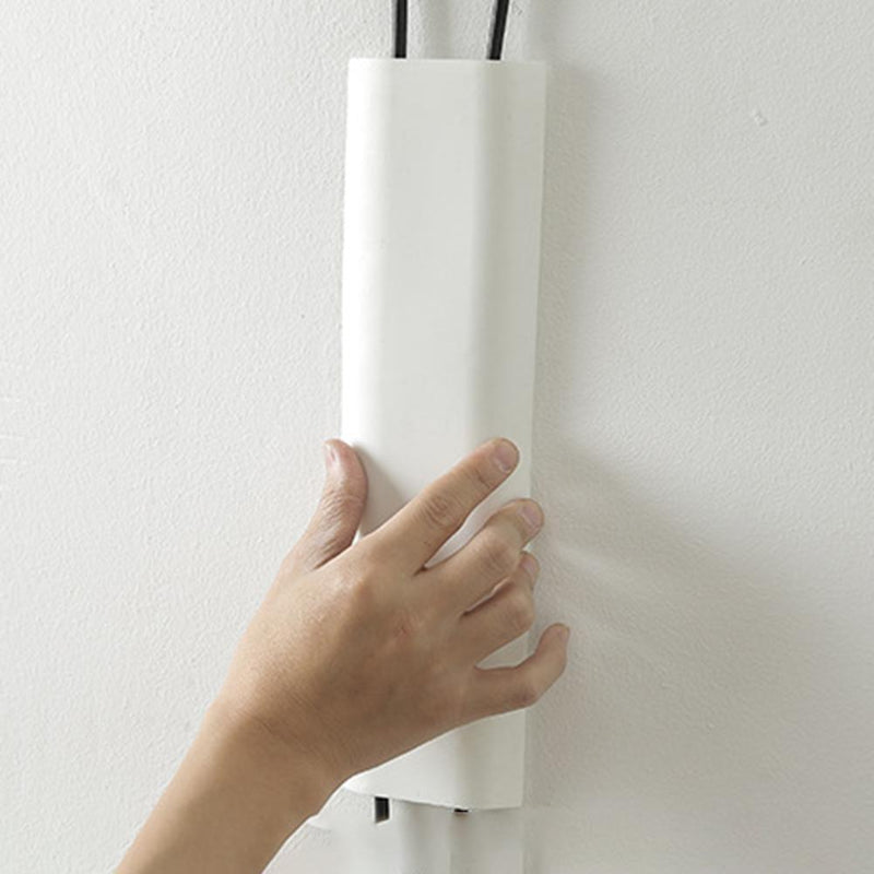 Dispitop Self Adhesive Channel Cover Cable Channel Cable Tie Mounting White