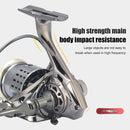 #A Spinning Fishing Reel Metal Line Cup Spool 13+1 Bearings Wheel for Long Shot