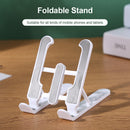 Foldable Tablet Holder Height Adjustable Smart Phone Cooling Stand (White) Newly