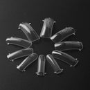 Broadroot 20/100pcs Plastic Gel False Nailtips Clear Cover Acry
