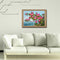 Hand Painted Oil Paint Kill Time Picture Colouring Seaside Camellia Artcrafts