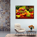 16x12 inch Full Round Diamond Painting Fruit Harvest Rhinestone Picture DIY Set