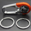 Keychain Key Ring Hook Outdoor Steel Buckle Carabiner Climbing St Top hot.