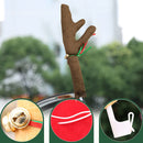 Christmas Car Deer Antlers Nose Horn Costume Truck Holiday Decor (A Brown) Newly