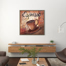 Coffee English 5D Diamond Painting Rhinestone Full Round Drill for Room (B4775)