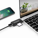 YC-432 Secure Digital TF Card Reader USB C to USB 3.0 OTG Adapter for PC Phone