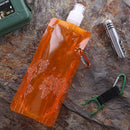 Portable Folding Water Bottle Water Bag Outdoor Sport Supplies(Orange) Newly