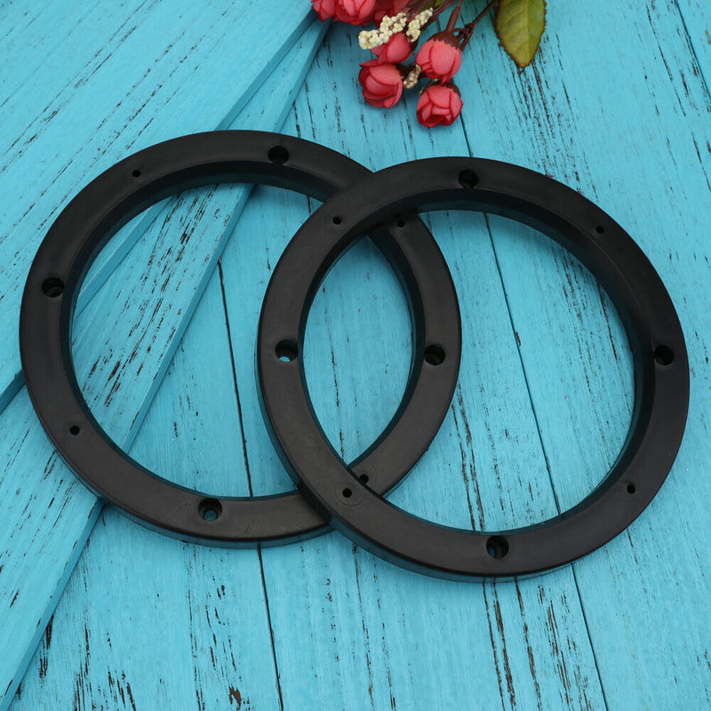 Universal 2pcs 6.5-Inch Beveled Speaker Spacer Adapter Built-in Audio Au