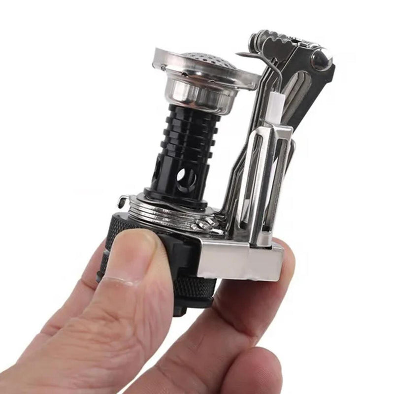 Portable Camping Stoves Backpacking Stove with Piezo Ignition Adjustable Valve~
