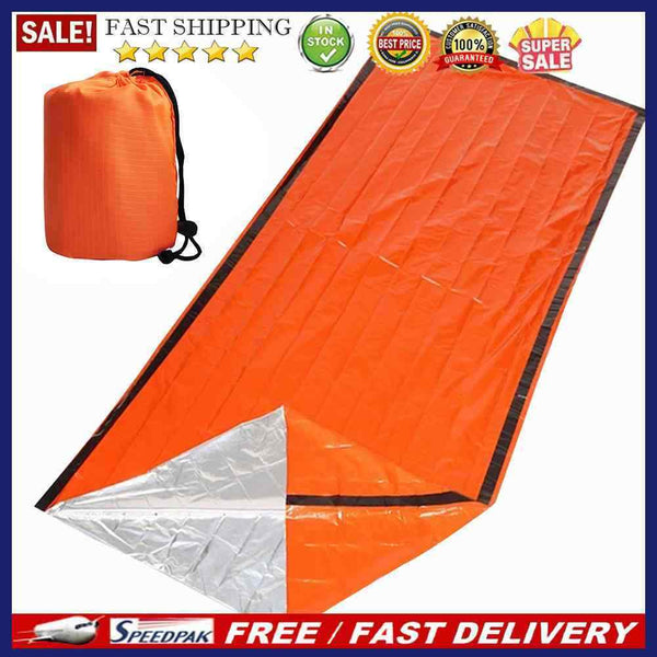 Emergency Shelter Camping Outdoor Safety Survival Sleeping Bag Thermal Blan
