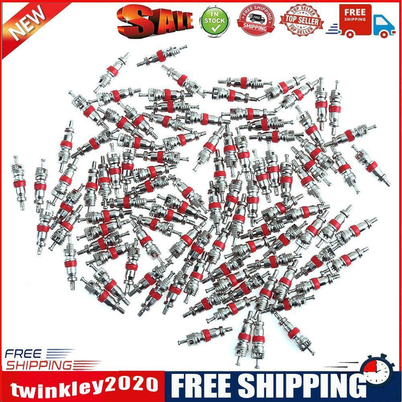 5x 100pcs Car Motorcycle Bicycle Tyre Valve Stem Cores for Schrader Valve