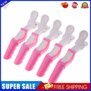5x Alligator Hair Clips Salon Hairdressing Claw Clamp Salon Hairpins (Pink)