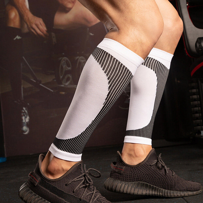 Running Compression Socks Legging Sleeves Sports Protective Calf Leg Guard Pa