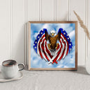 5D DIY Diamond Painting Kits Full Round Drill USA Eagle Mosaic Home Decorat
