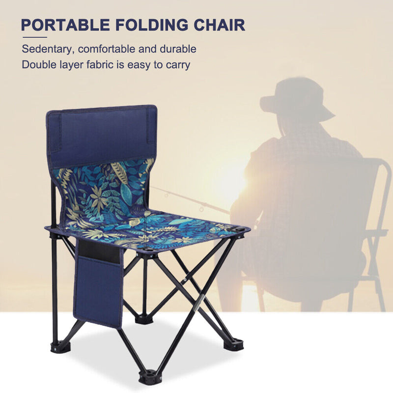 Folding Chair Outdoor Camping Portable Beach Hiking Picnic Seat Fishing Stool