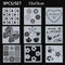 DIY Craft Layering Stencils Merry Christmas Scrapbooking Embossing Template