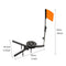Winter Folded Triangular Black Fishing Rod Ice Fishing Flag Diaoyutai ABS