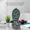 Carp Lotus Shape Ceramic Backflow Burner Incense Censer for Home Office Ornament