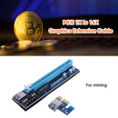 PCI-E Graphics Card Riser 1X to 16X Extension Cable Adapter for GPU Mining