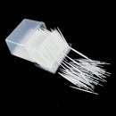 1100 Pcs Plastic Dental Picks Hygiene 2 Way Interdental Tooth Brush D4U8