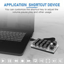 Macro Custom Gaming Keyboard Knob 12 Key + 2 Knob Programmable Mechanical Keypad