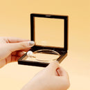 10pcs Floating Display Stands Clear Jewelry Necklace Box (Black 7x7x2cm) Newly