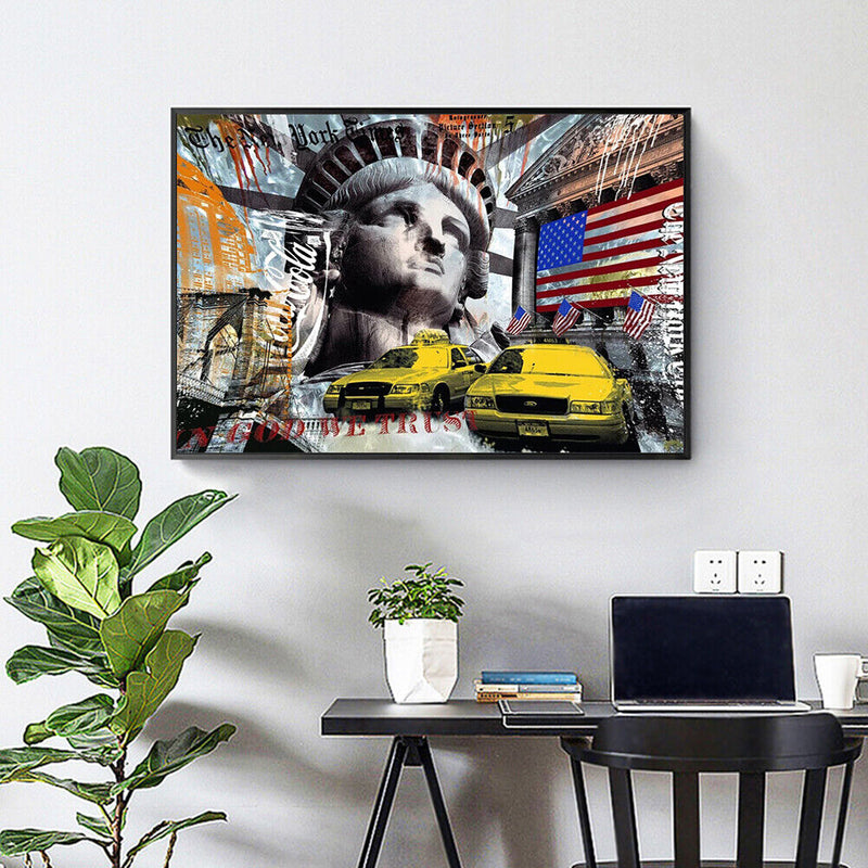 Oil Paint By Numbers City Coloring Picture Digital Drawing