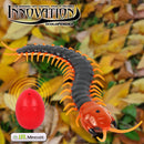 Remote Control Centipede Cat Interactive Toys with Egg Funny Toys (Black)