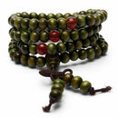 1pcs Sandalwood Buddhist Meditation 6mm108 Prayer Bead U8V8 Necklace Mala N0Y8