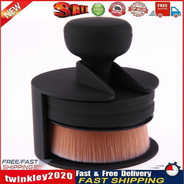 Matt Makeup Brush O-Shape Signet-Shape Portable Makeup Beauty Tool Brush  Newly