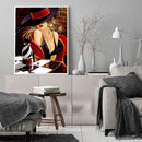 3 Strands DIY Full Embroidery Elegant Lady Stamped Cross Stitch Art Home Decor