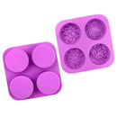 Craft Multifunction Cake Mould Silicone Soap Mold Soaps Supplies Flower Shaped
