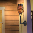 12 LED Flame Torch Light Solar Garden Plug-In Decor Lighting Lamp (2pcs)