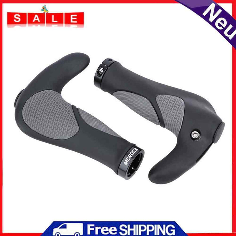 MEROCA MTB Bike Handleable Grips Cover TPR Rubber Ergonomic Bicycle Handle Grips