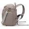 PU Large Capacity Diaper Bag Mommy Bag Backpack for Travel Totes (Grey)