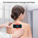 Mini Electric Neck Back Massager EMS Cervical Massage Patch (Battery Type)