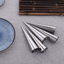 5pcs DIY Cones Stainless Steel Spiral Baked Croissants Tubes Pastry Mold(L)
