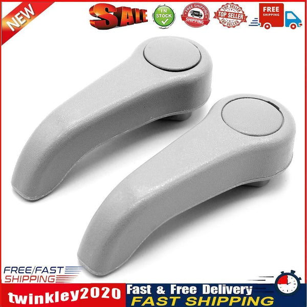 2 Sets Seat Adjusting Lever Pull Handle for Renault Clio Mk2 Twingo (Grey) Newly