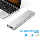 USB 3.1 Type-C M.2 NVMe SSD Enclosure Aluminum Alloy M-Key PCI-E Mobile Case Box