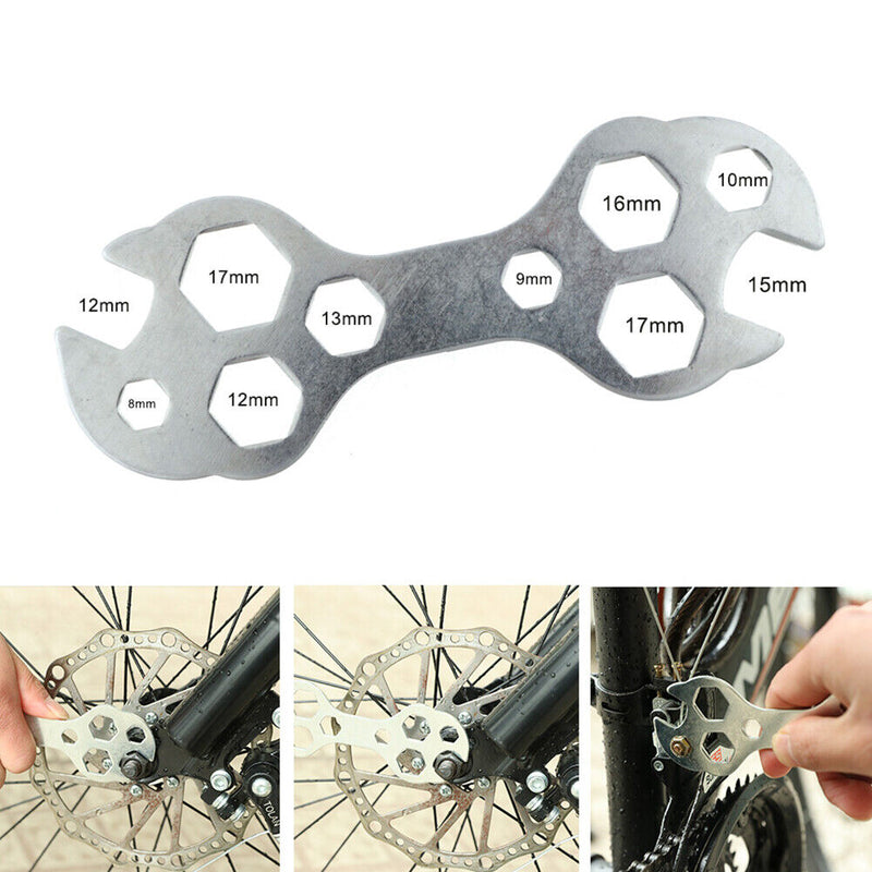 3x Multi Function Steel Bicycle Hexagon Wrench Bike Cycling Torx Repair Tensioner