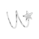 1pc Fashion Stud Earrings Women Korean Style Ear Studs Jewelry Gifts (Star)