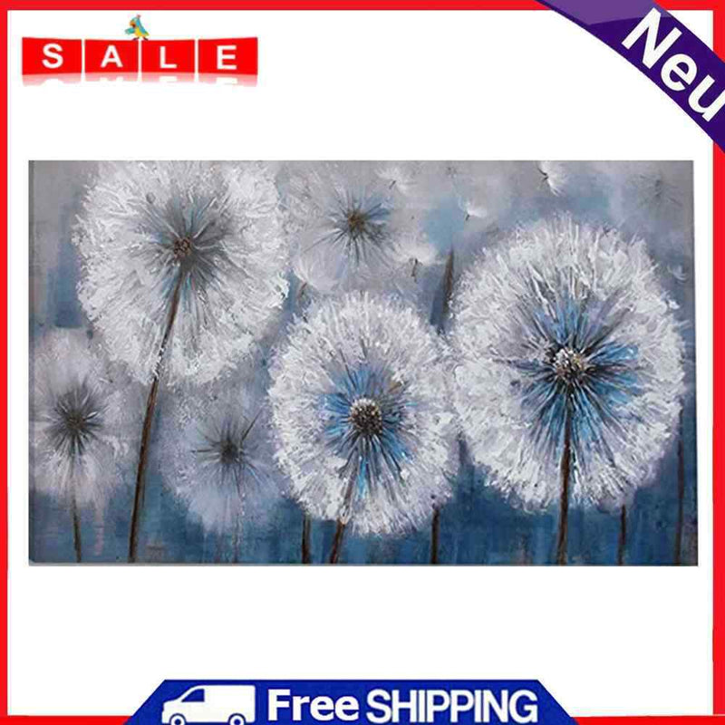 Dandelion Abstract Oil Paint By Numbers Hand Painted Wall Art Craft Home Decor