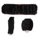 Car 3 pies set Hand Brake & Gear Shift Cover Set & Steering Wheel Covers