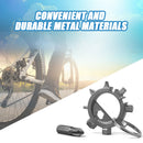 Stainless Steel Bicycle Repair Tools 12 in 1 Multifunctional Opener Screwdriv